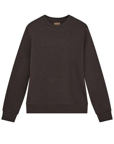 Mos Mosh Gallery - MMGAbel Crew Neck Sweatshirt - Chocolate Brown
